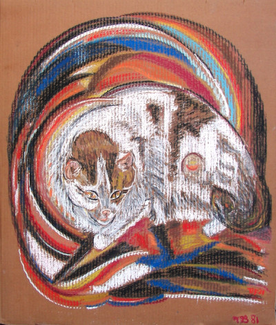 Pastel de josette Bournet fille