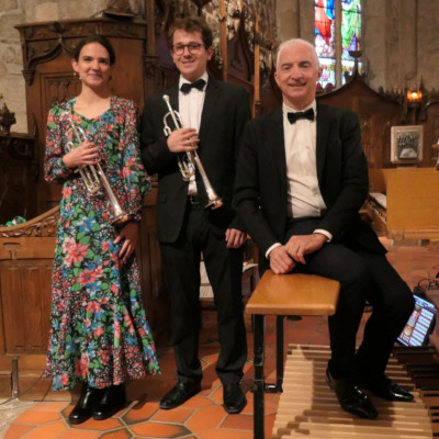 Photo de Suzanne Trouilleux, Jean-Bapstiste Bresson et Pierre Astor