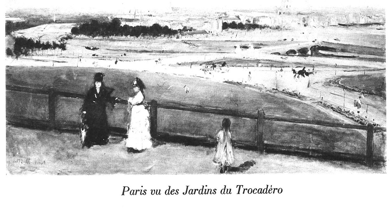 Paris vu des Jardins du Trocadéro, par Berthe Morisot