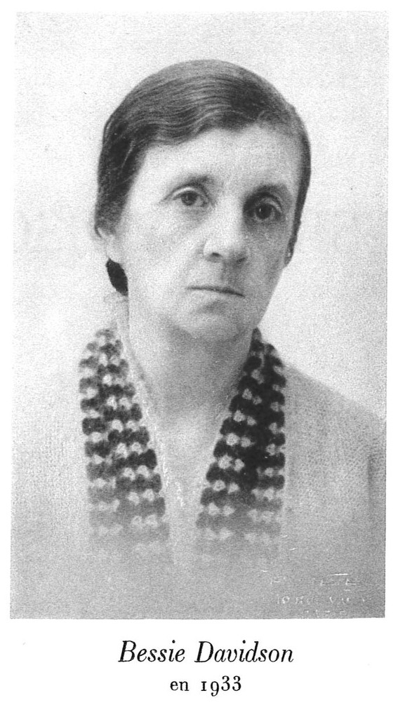 Bessie Davidson en 1933 (photographie)