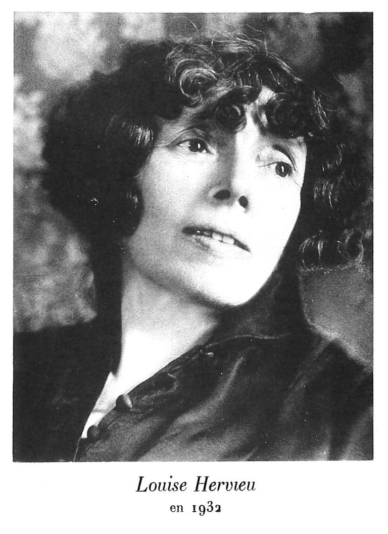 Louise Hervieu en 1932 (photographie)