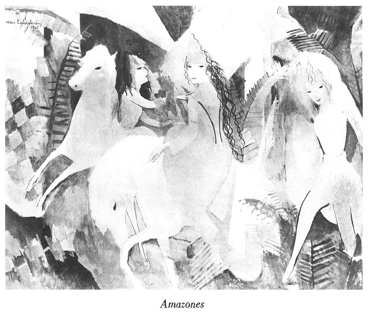 Amazones, par Marie Laurencin