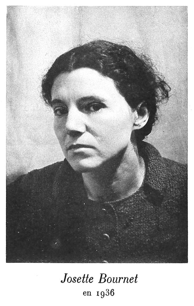 Josette Bournet en 1936 (photographie)