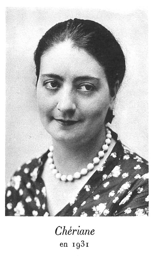 Chériane en 1931 (photographie)