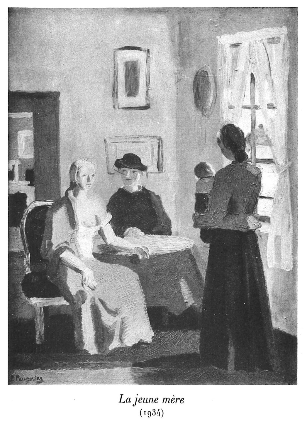 La jeune mère, par Pauline Peugniez, 1934